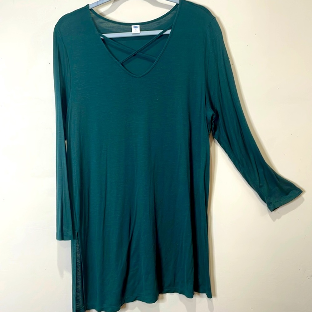 🍂  Forest green tunic